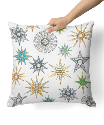 Star Brooches Pillow